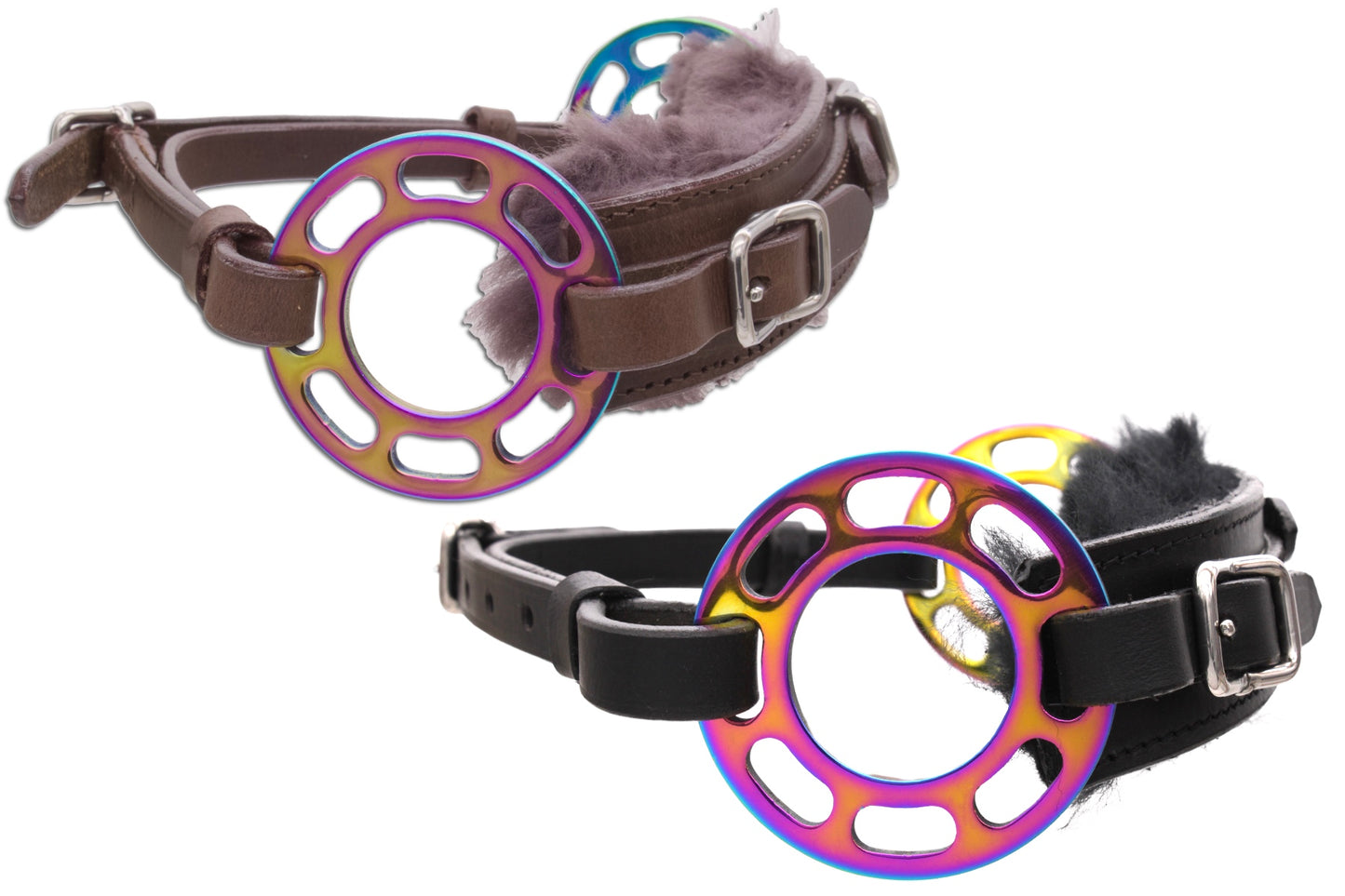 Glücksrad rainbow, bunt, rainbow, mit Lammfell,