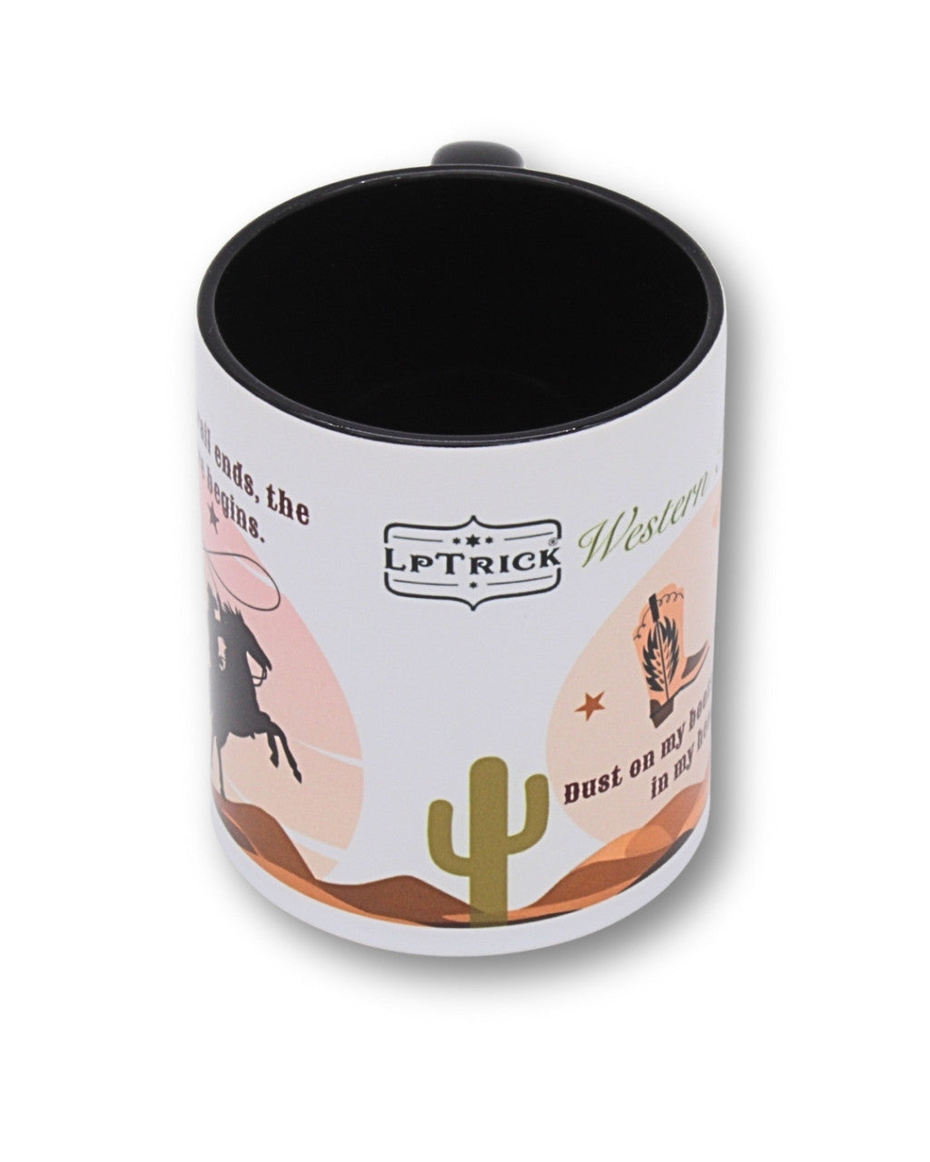 Keramik Tasse Western Style