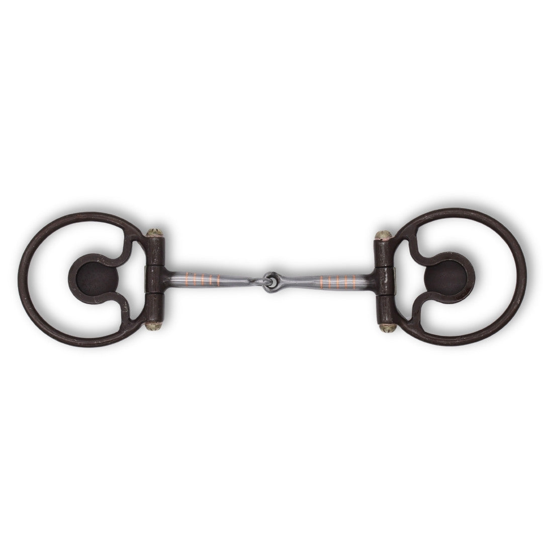Snaffle Westernbit mit Texasstern Conchos 13,5 cm