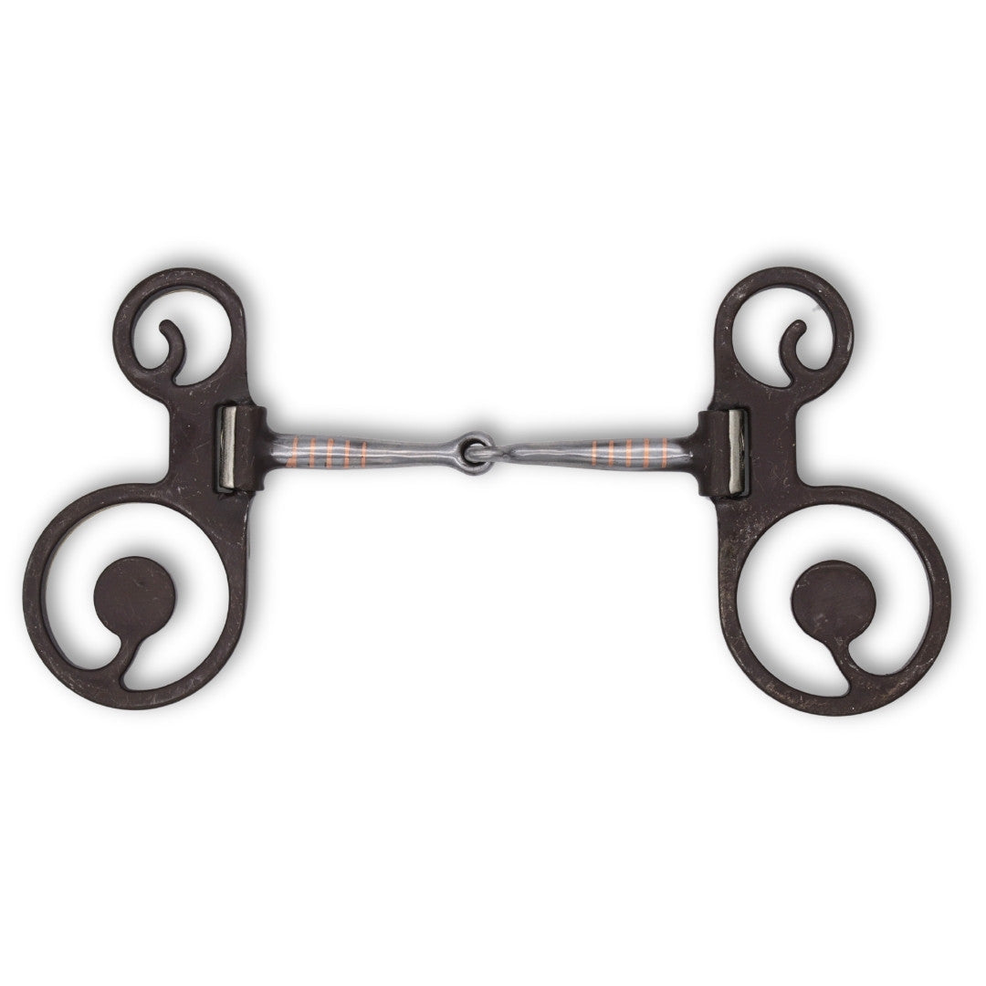 Colt breaker Westernbit einfach gebrochen, Snaffle Bit, 13,5