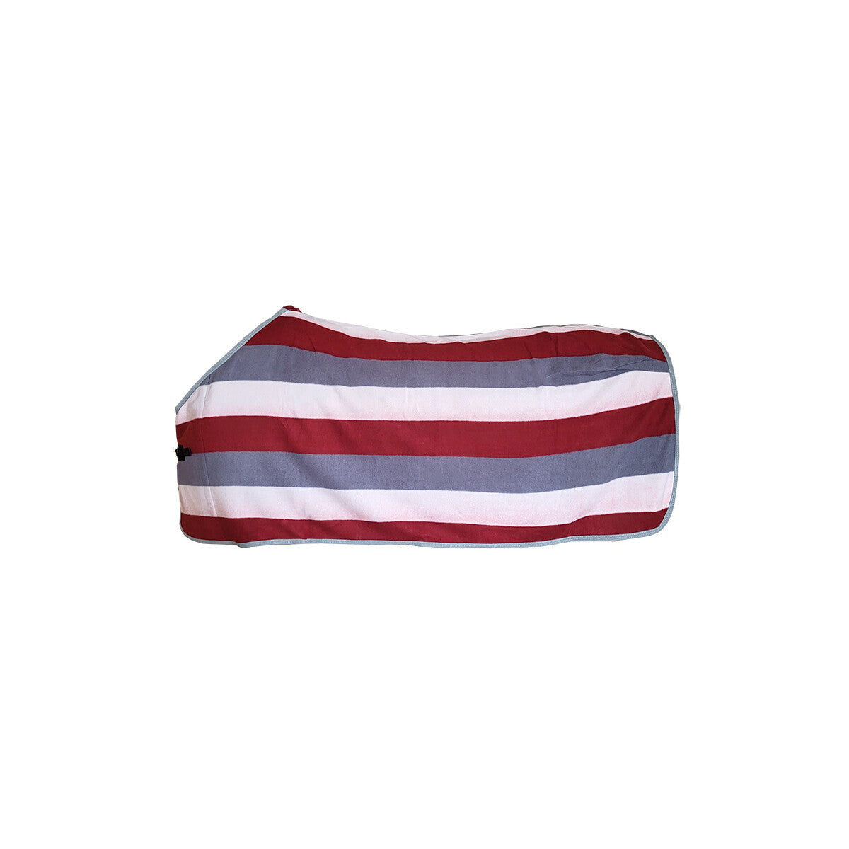 Abschwitzdecke "Stripes" 145 cm rot-grau