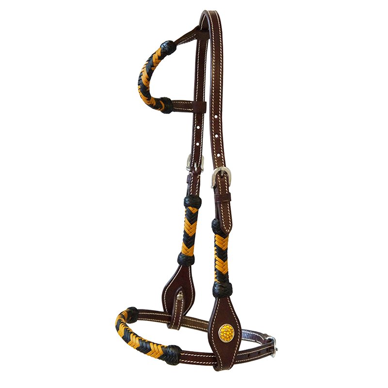 Einohrzaum "Braided Elegance" Full