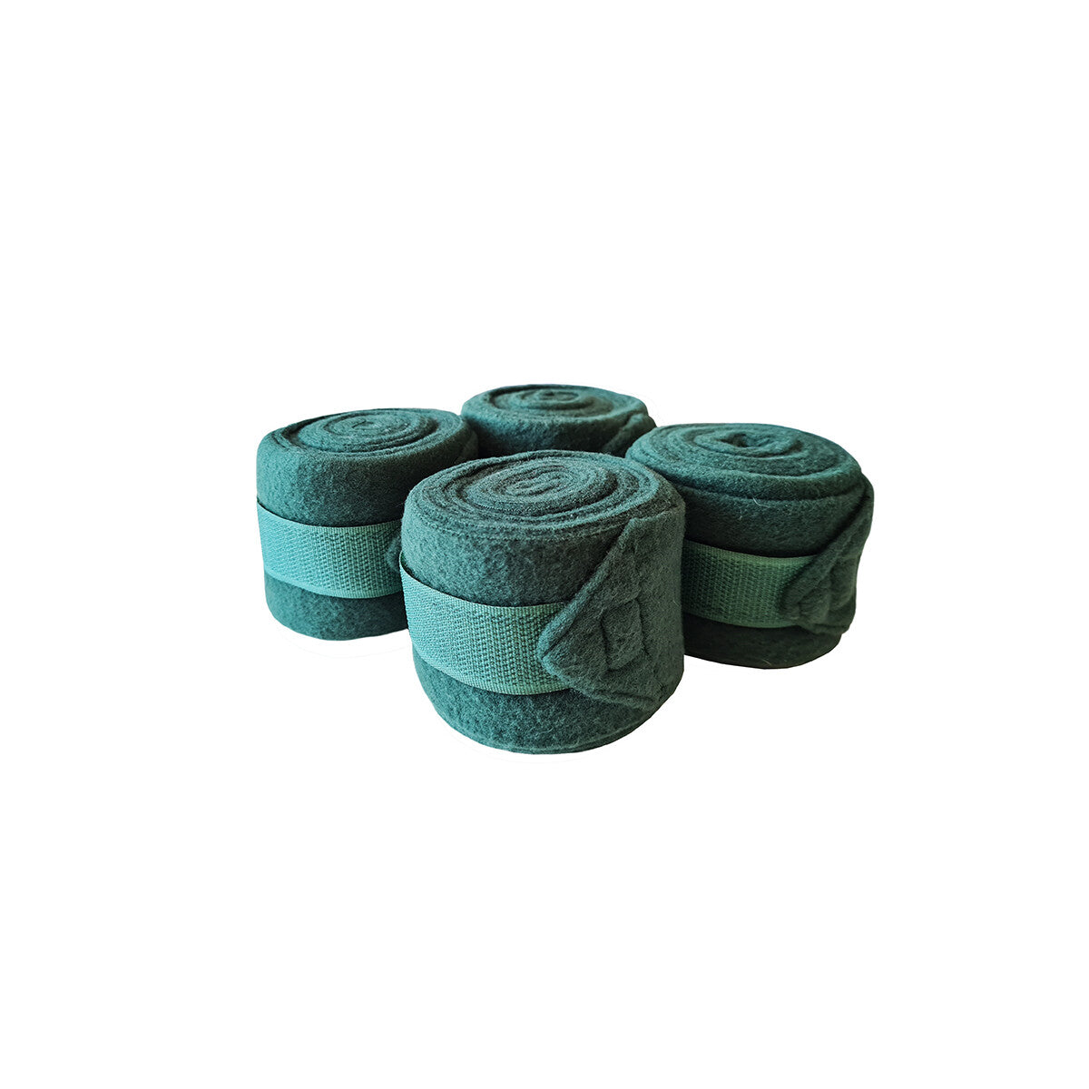 Miniline, Fleece Bandagen (4er Set) dunkelgrün
