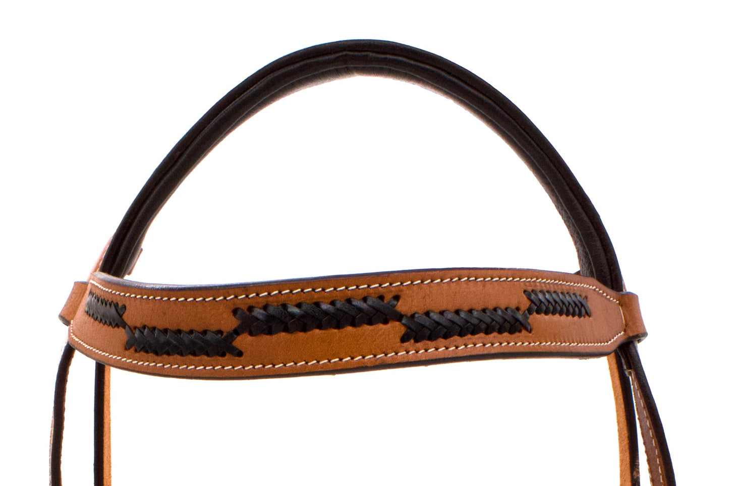 Westerntrense mit anatomischem Genickstück Arbeitszaum, super soft unterlegt,