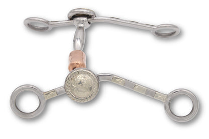 Western Snaffle Bit mit Kupferrolle 12,5cm