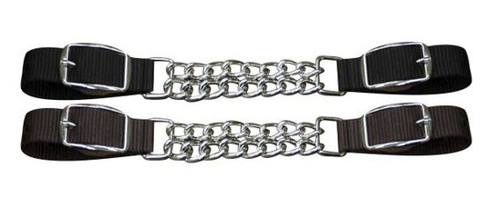 Nylon Kinnkette braun