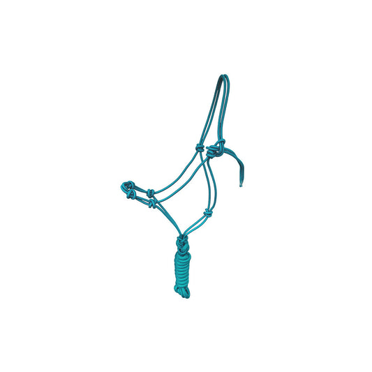 Knotenhalfter "4 knots" inkl. Strick Full teal